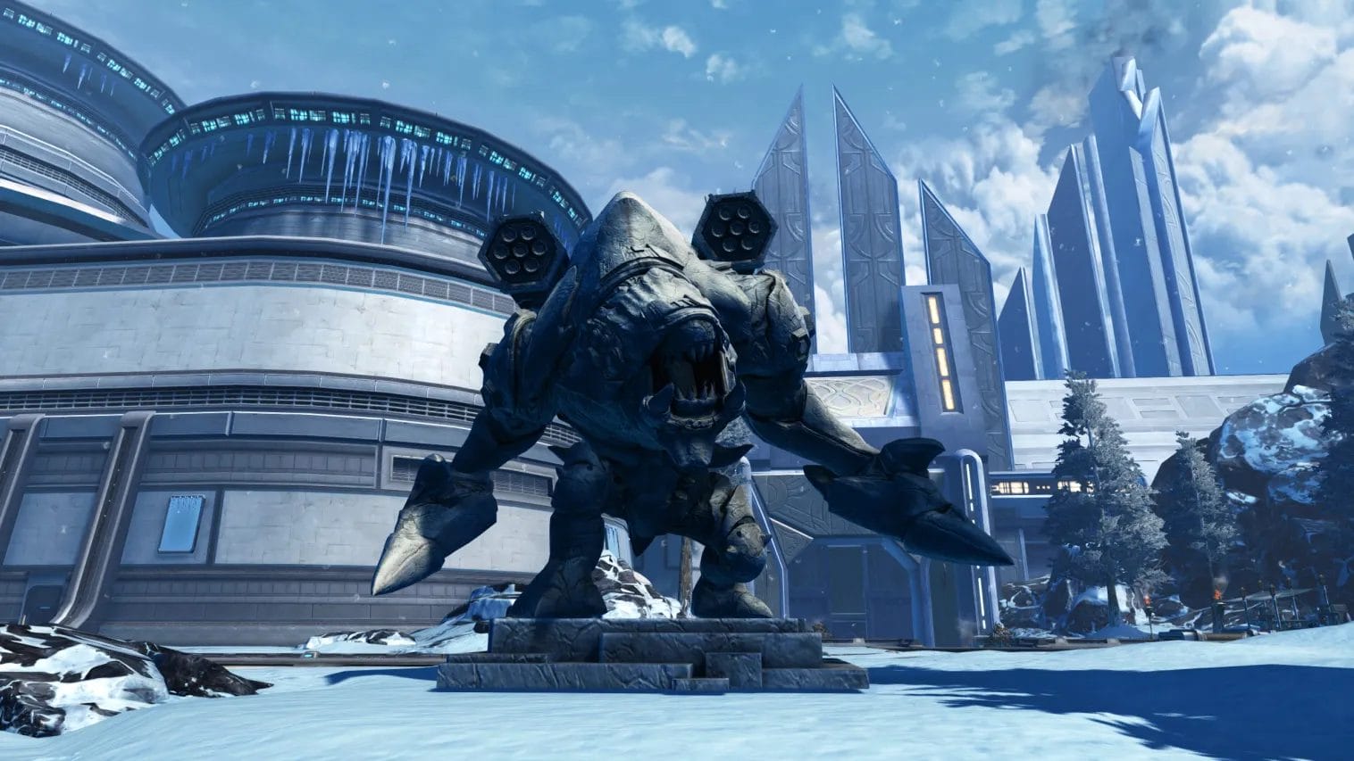 Apex Vanguard Statue