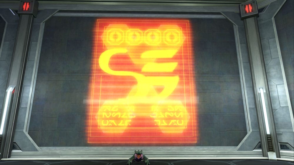 Holo Sign: Red Light Sector Sign