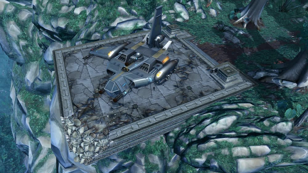 Damaged Koth Shuttle