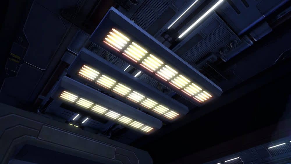 Research Center Ceiling Lights
