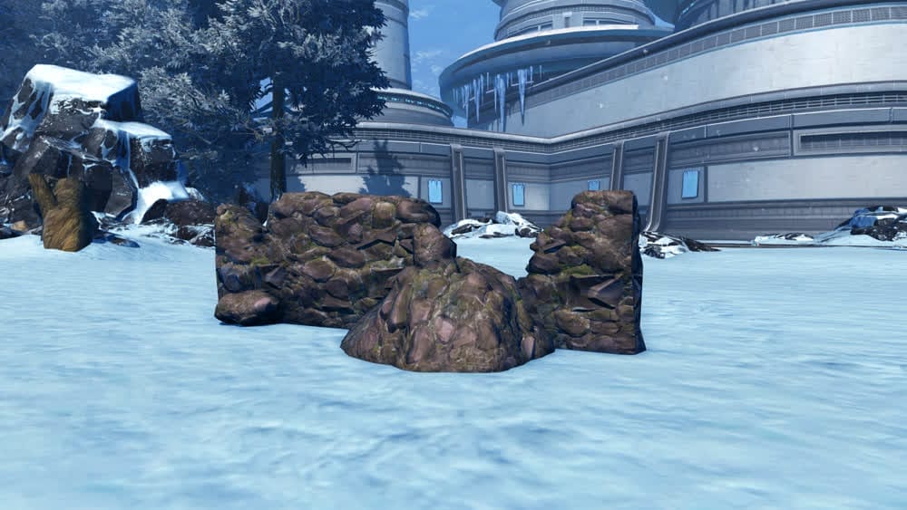 Dantooine Stone Wall (Rubble)