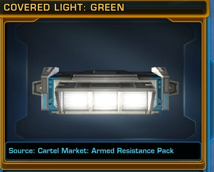 Covered Light: Green