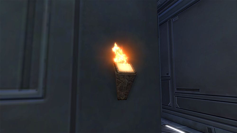 Fire Sconce