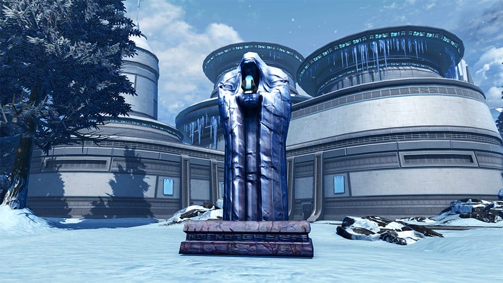 Sith Tomb Column Statue