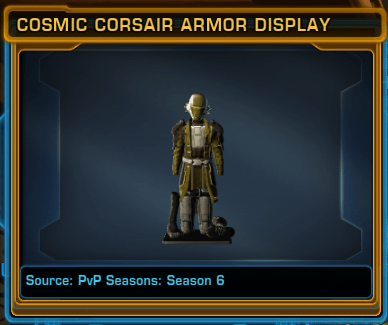 Cosmic Corsair Armor Display